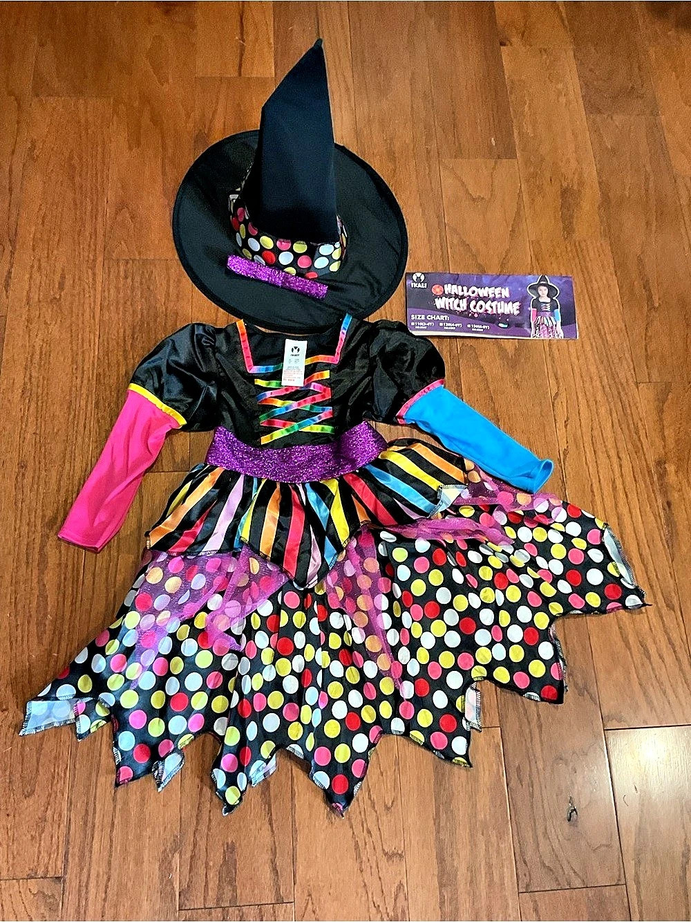 Ikaros Halloween Witch Costume Girls 4T NWT Witch Costume